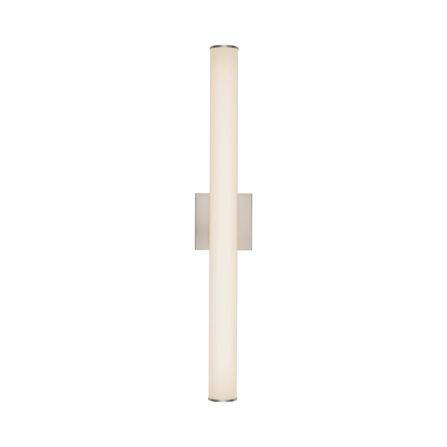 Rico LED Bath Wall Light in Brushed Nickel (30.13-Inch).