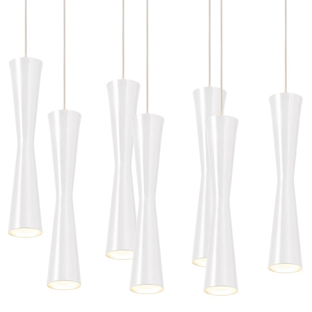 Robson Rectangle Multi Light LED Pendant Light in Detail.