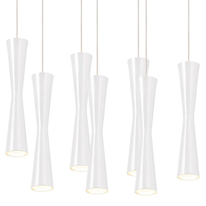 Robson Rectangle Multi Light LED Pendant Light in Detail.