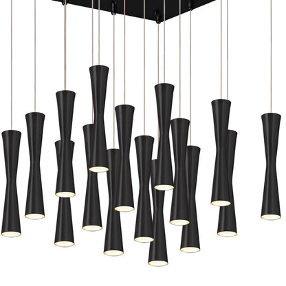 Robson Square Multi Light LED Pendant Light in Detail.