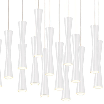 Robson Square Multi Light LED Pendant Light in Detail.