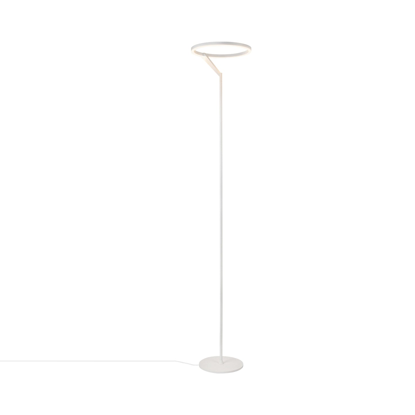 Roda LED Floor Lamp in White.