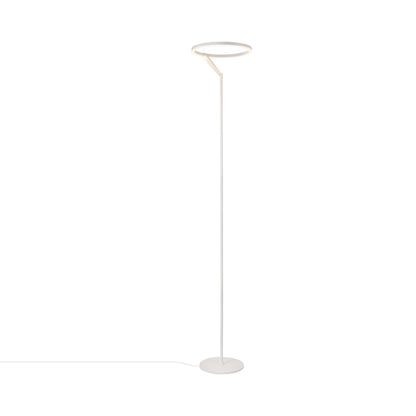 Roda LED Floor Lamp in White.