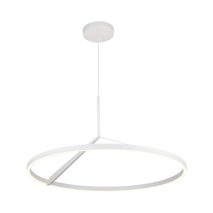 Roda LED Pendant Light in White.