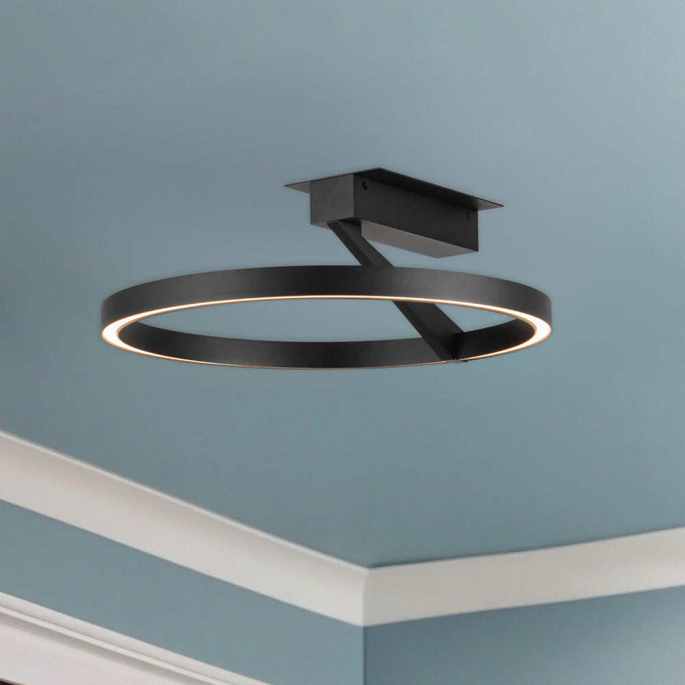 Roda LED Semi Flush Mount Ceiling Light in Detail.