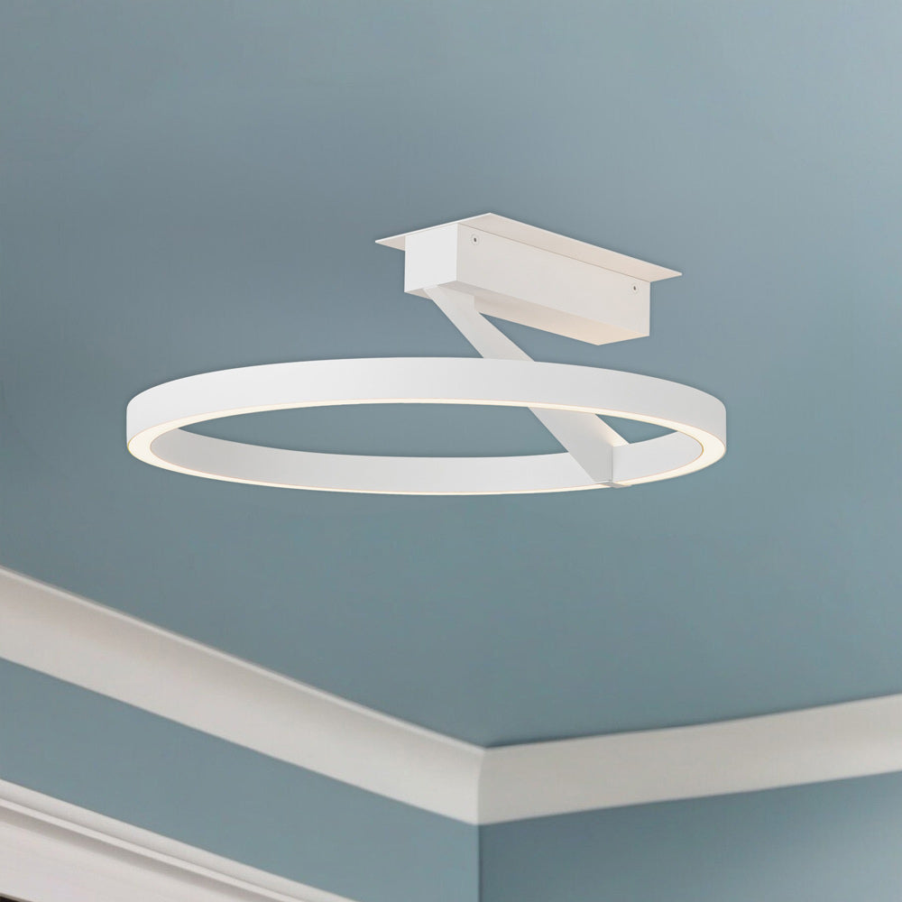 Roda LED Semi Flush Mount Ceiling Light in Detail.