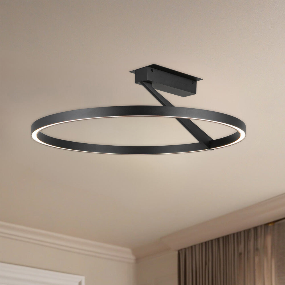 Roda LED Semi Flush Mount Ceiling Light in Detail.