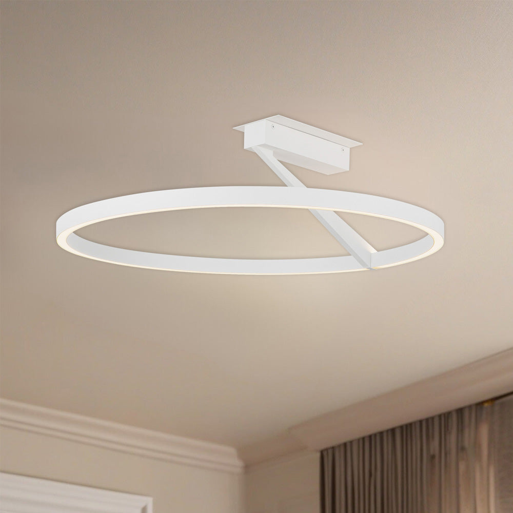 Roda LED Semi Flush Mount Ceiling Light in Detail.