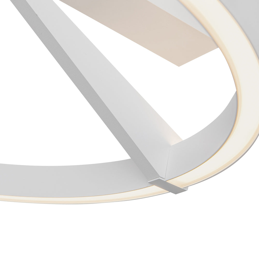 Roda LED Semi Flush Mount Ceiling Light in Detail.