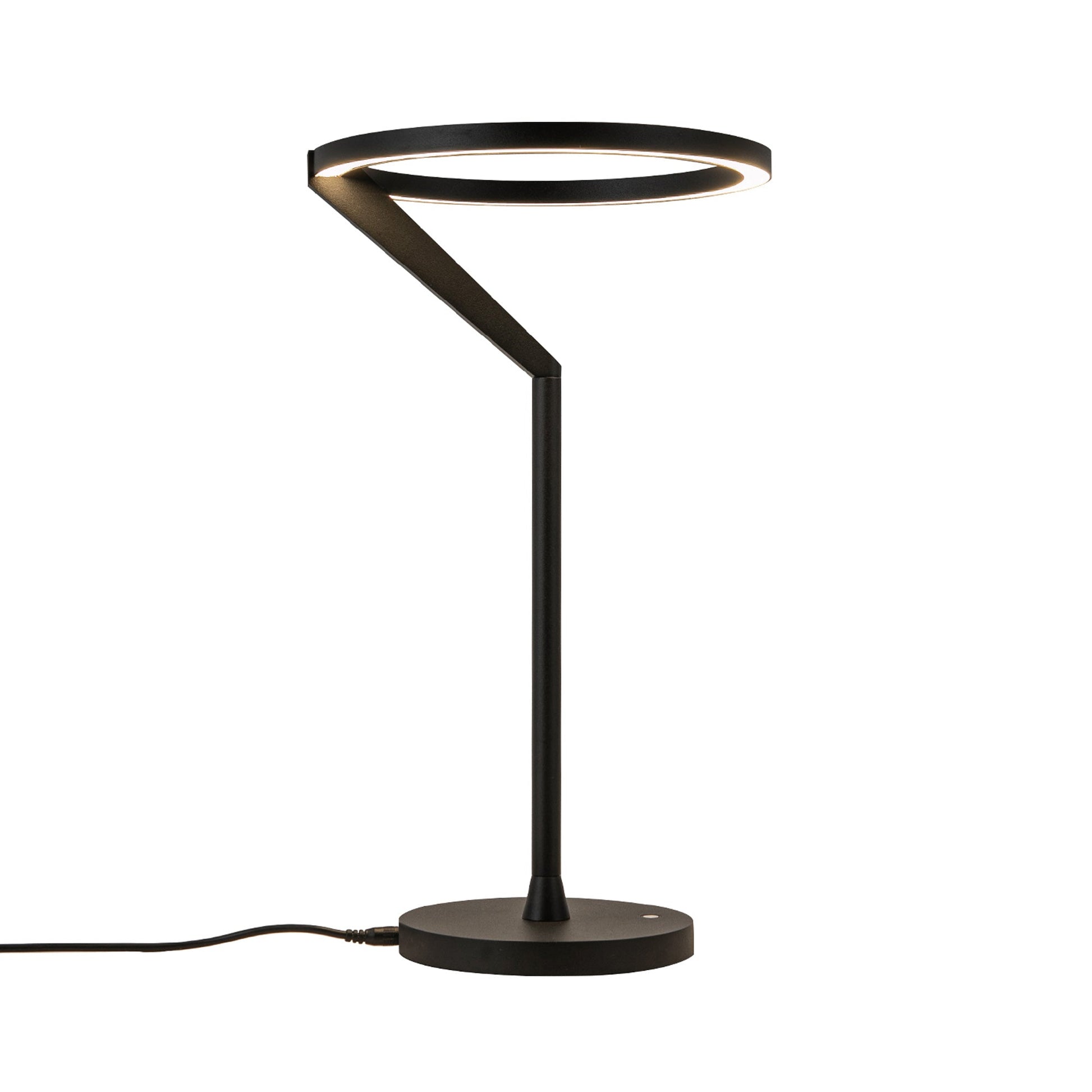Roda LED Table Lamp in Black.