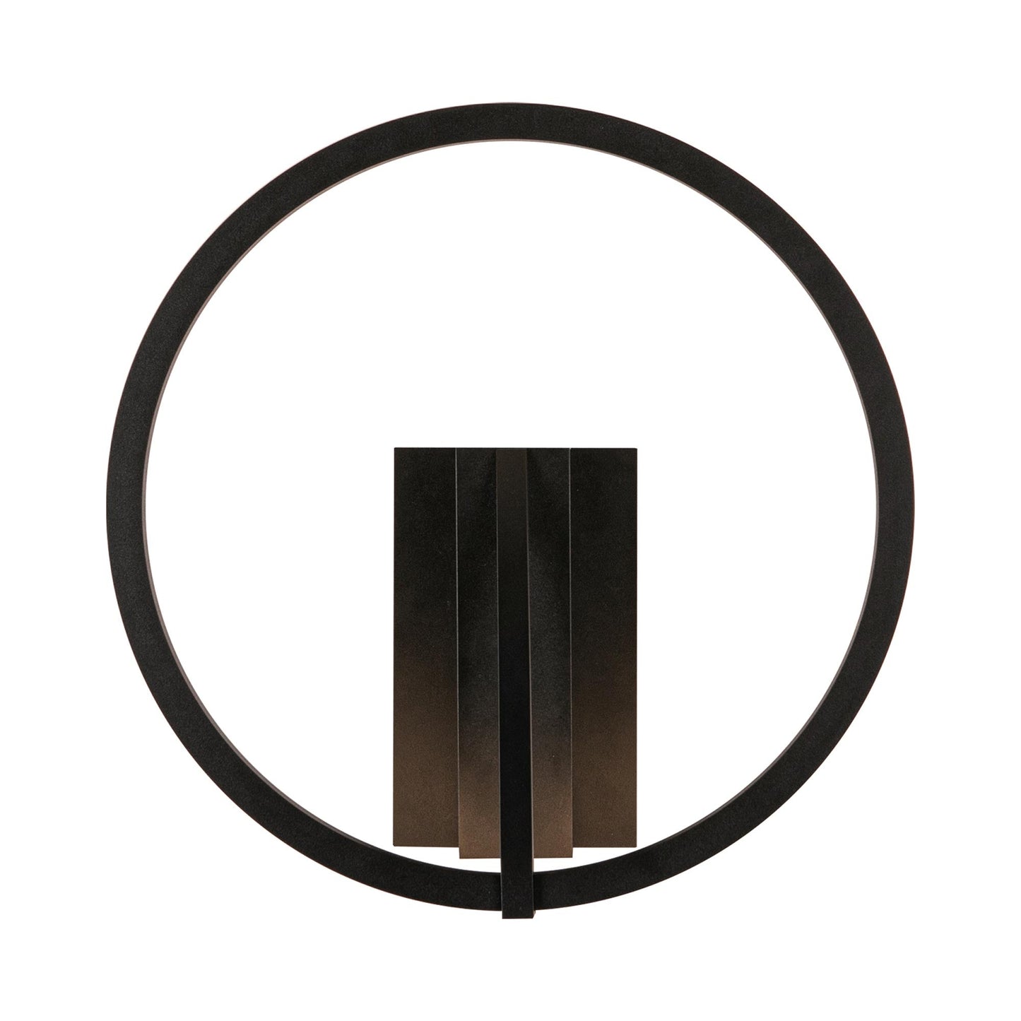 Roda LED Wall Light in Black.