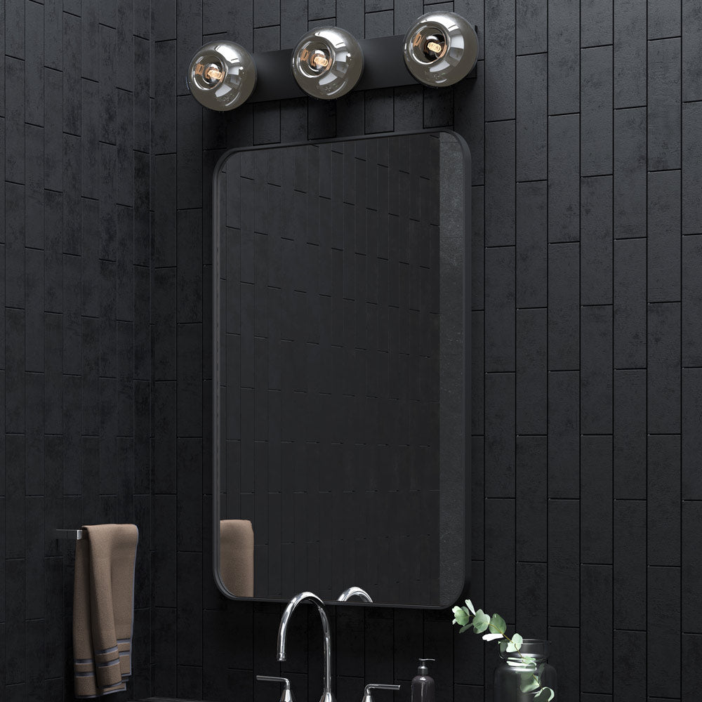 Samar Bath Vanity Light in bathroom.