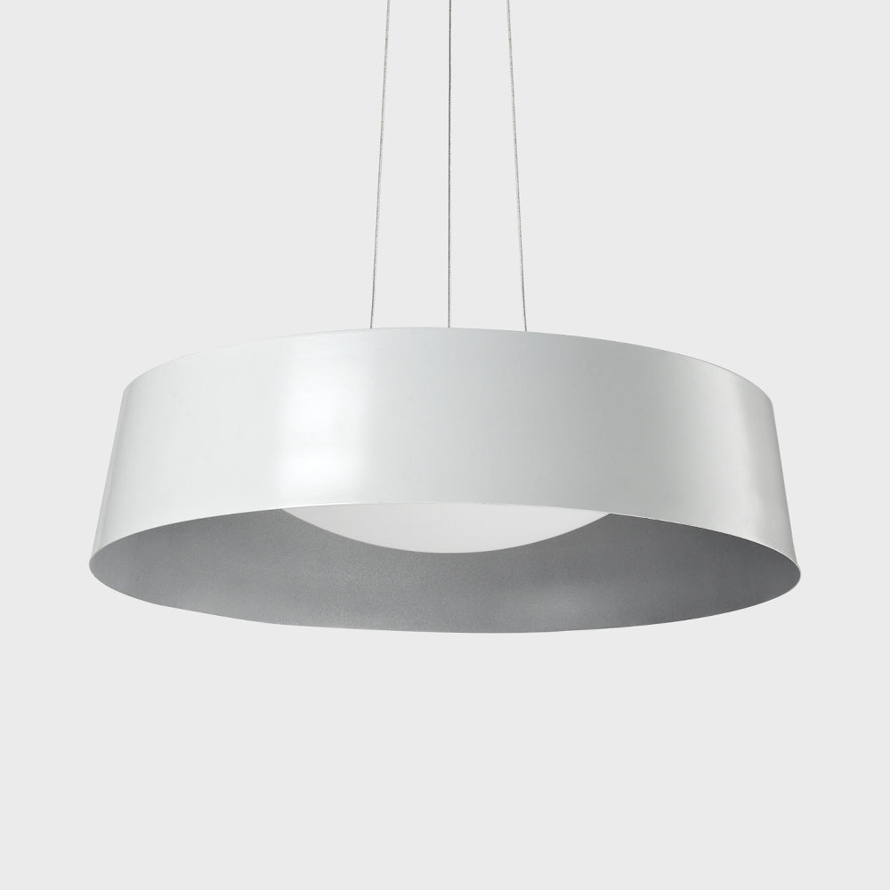Sampson LED Pendant Light in White.