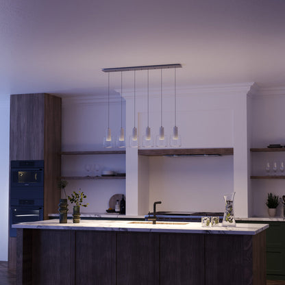 Samson Multi Light LED Pendant Light in kitchen.