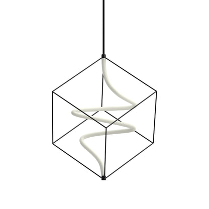 Script LED Pendant Light in Detail.