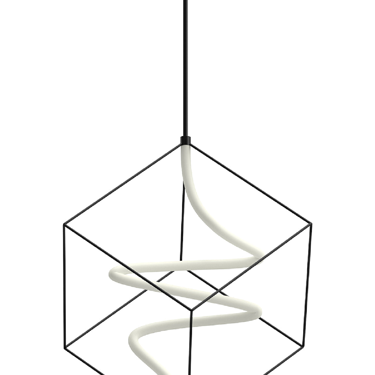 Script LED Pendant Light in Detail.