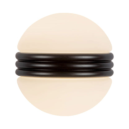 Selene LED Wall Light in Black.