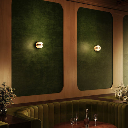 Selene LED Wall Light in living room.