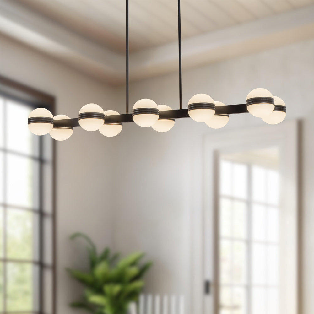 Selene Linear LED Pendant Light in Detail.