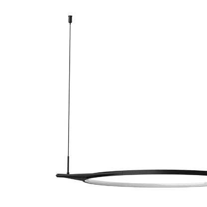 Serif LED Single Pendant Light in Detail.