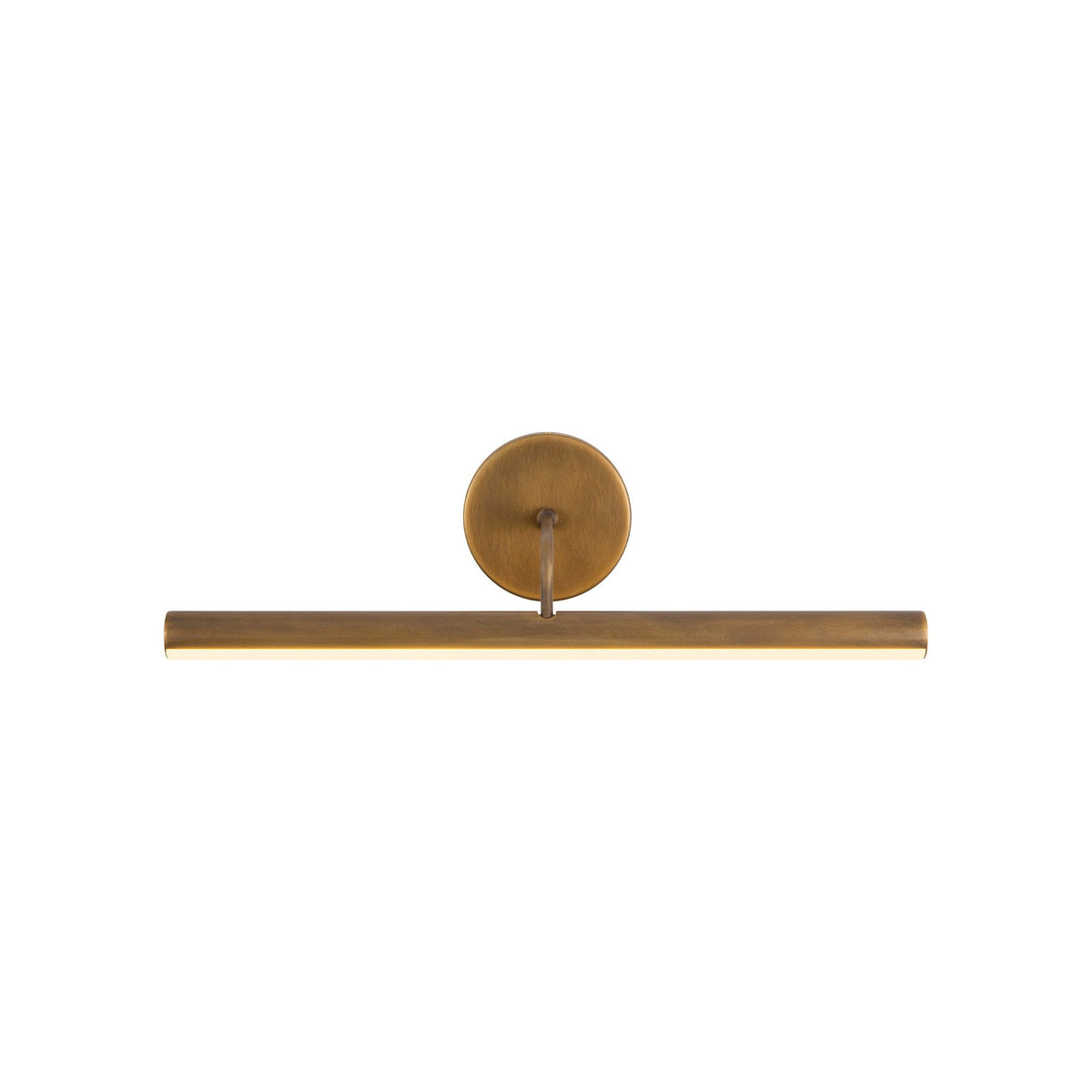 Slender LED Picture Light in Vintage Brass (18-Inch).