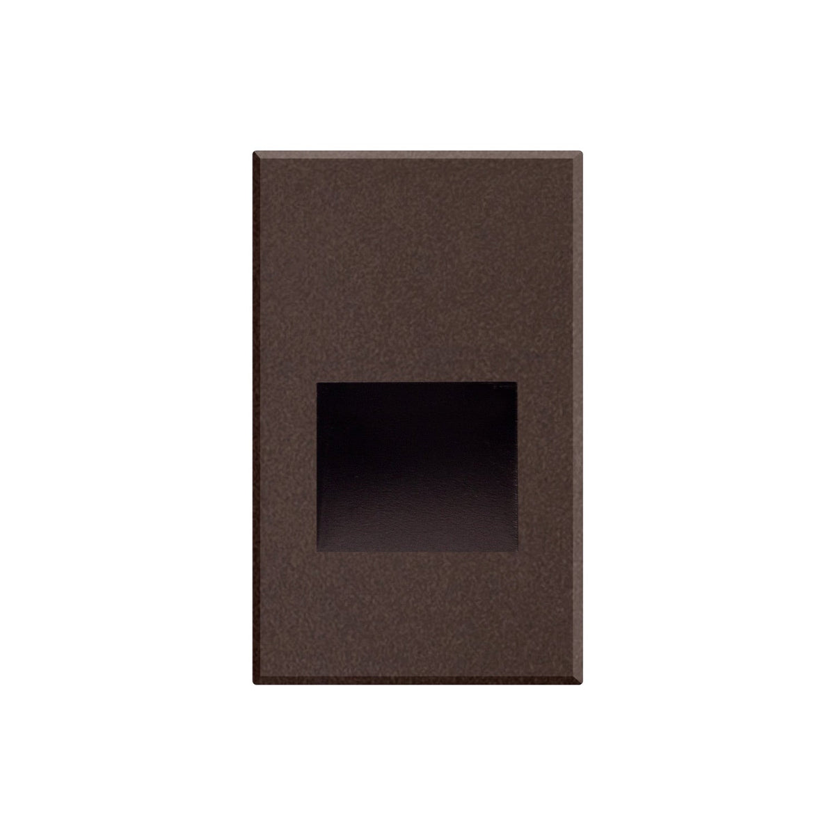 Sonic Vertical Recessed LED Step / Wall Light in Espresso.