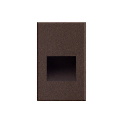 Sonic Vertical Recessed LED Step / Wall Light in Espresso.