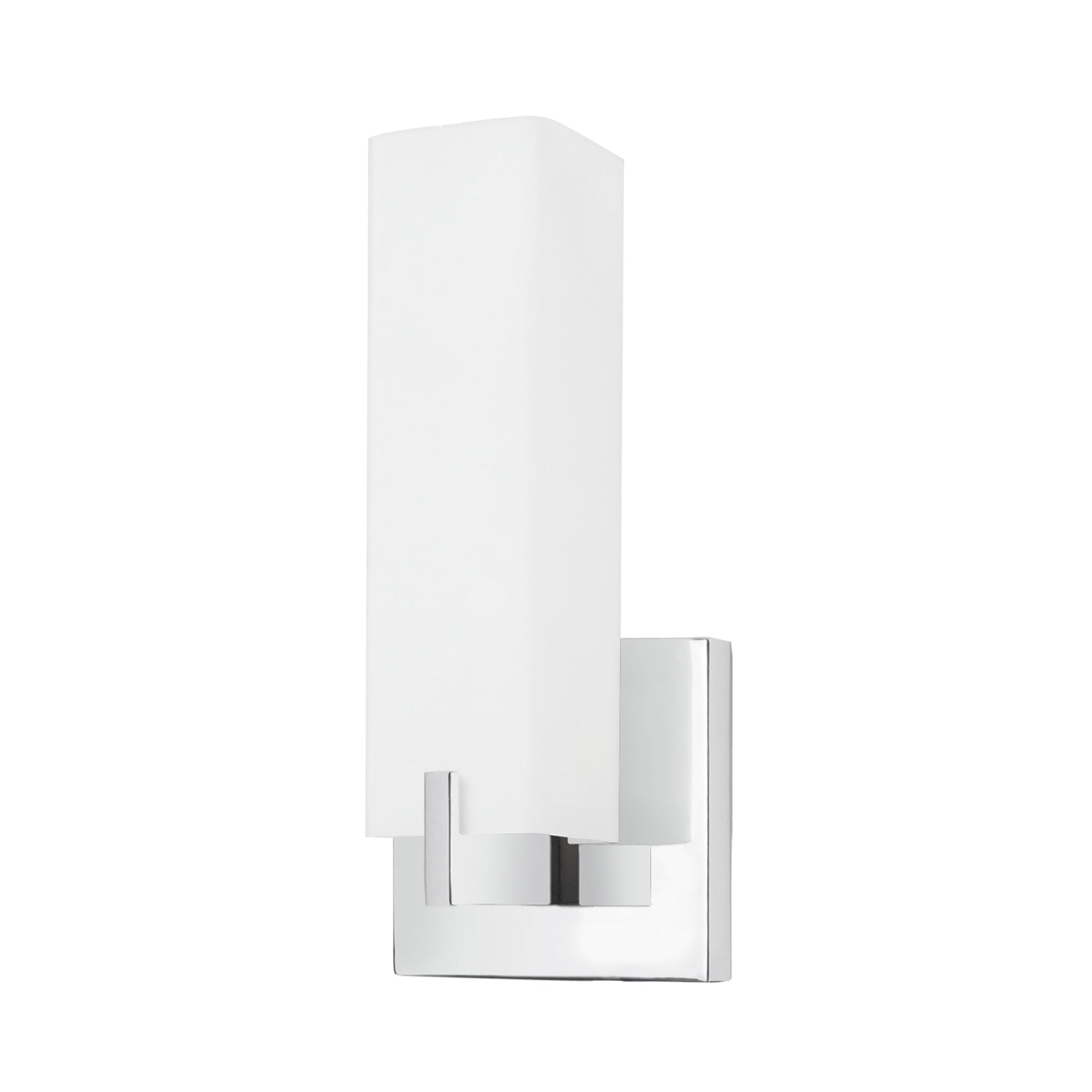 Stratford Compact Chrome LED Wall Sconce with Dimmable Light