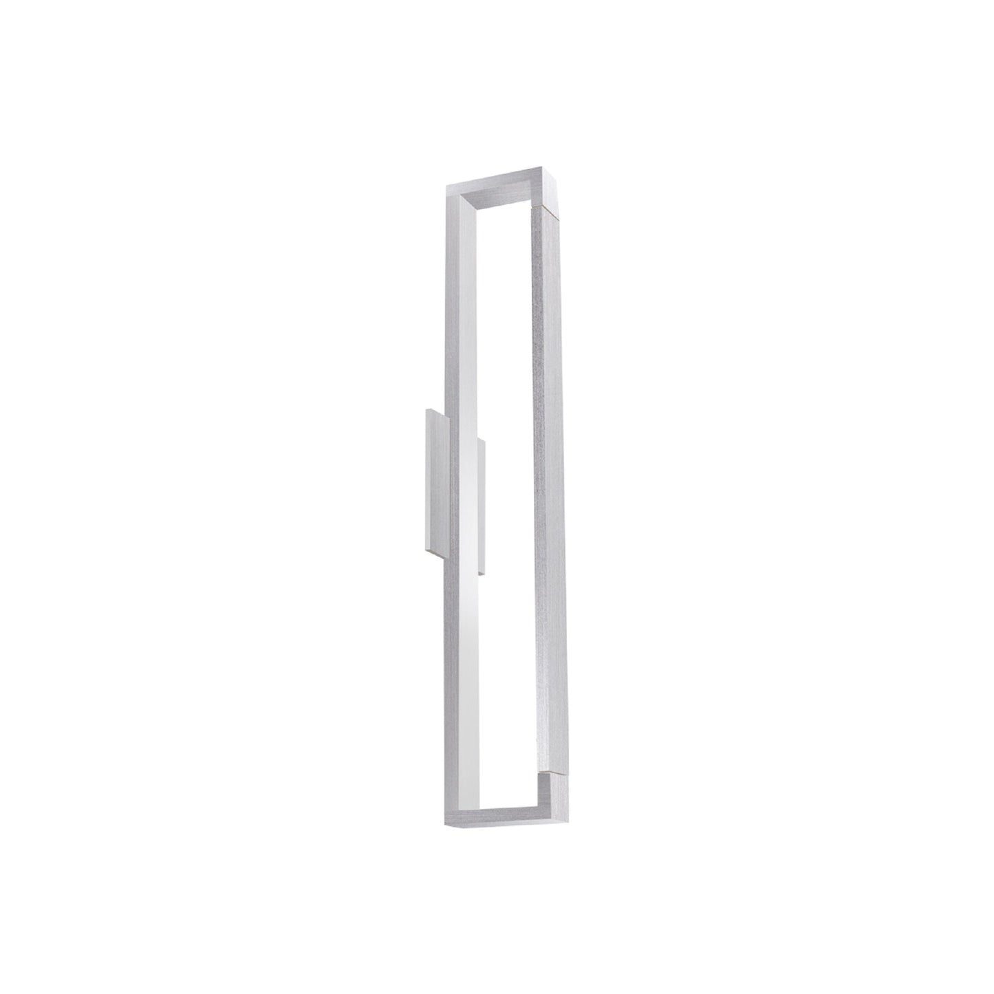 Swivel LED Wall Light in Brushed Nickel (Short).