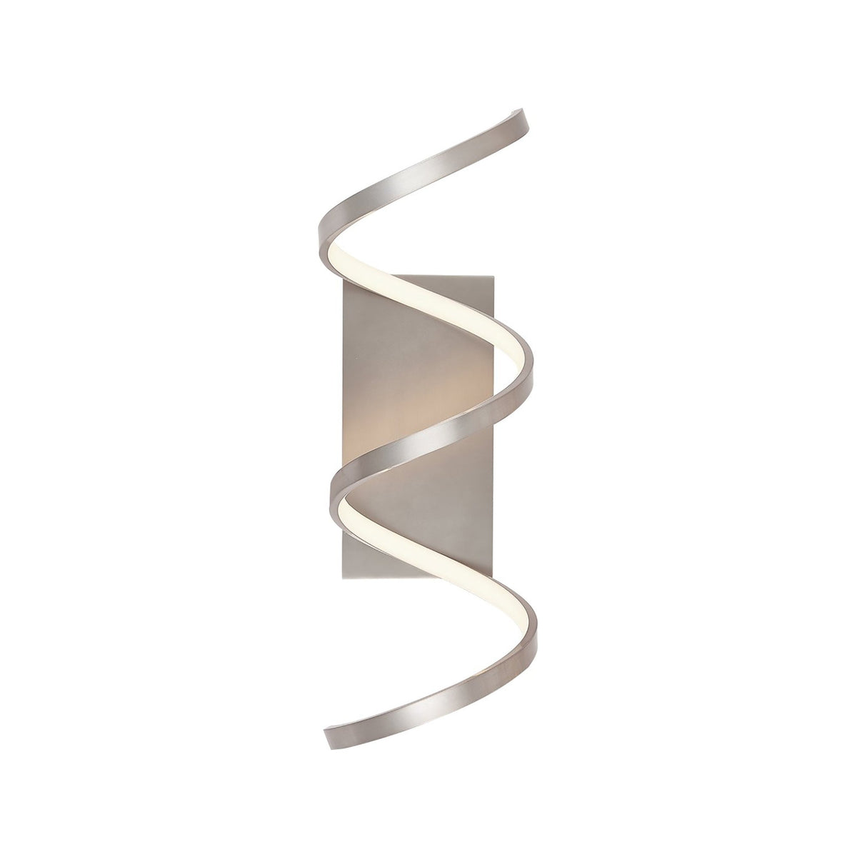 Synergy LED Wall Light in Antique Silver (24-Inch).