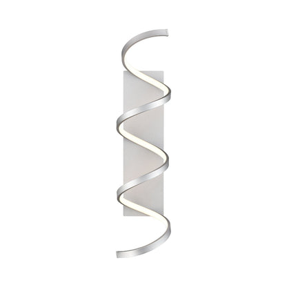Synergy LED Wall Light in Antique Silver (30-Inch).