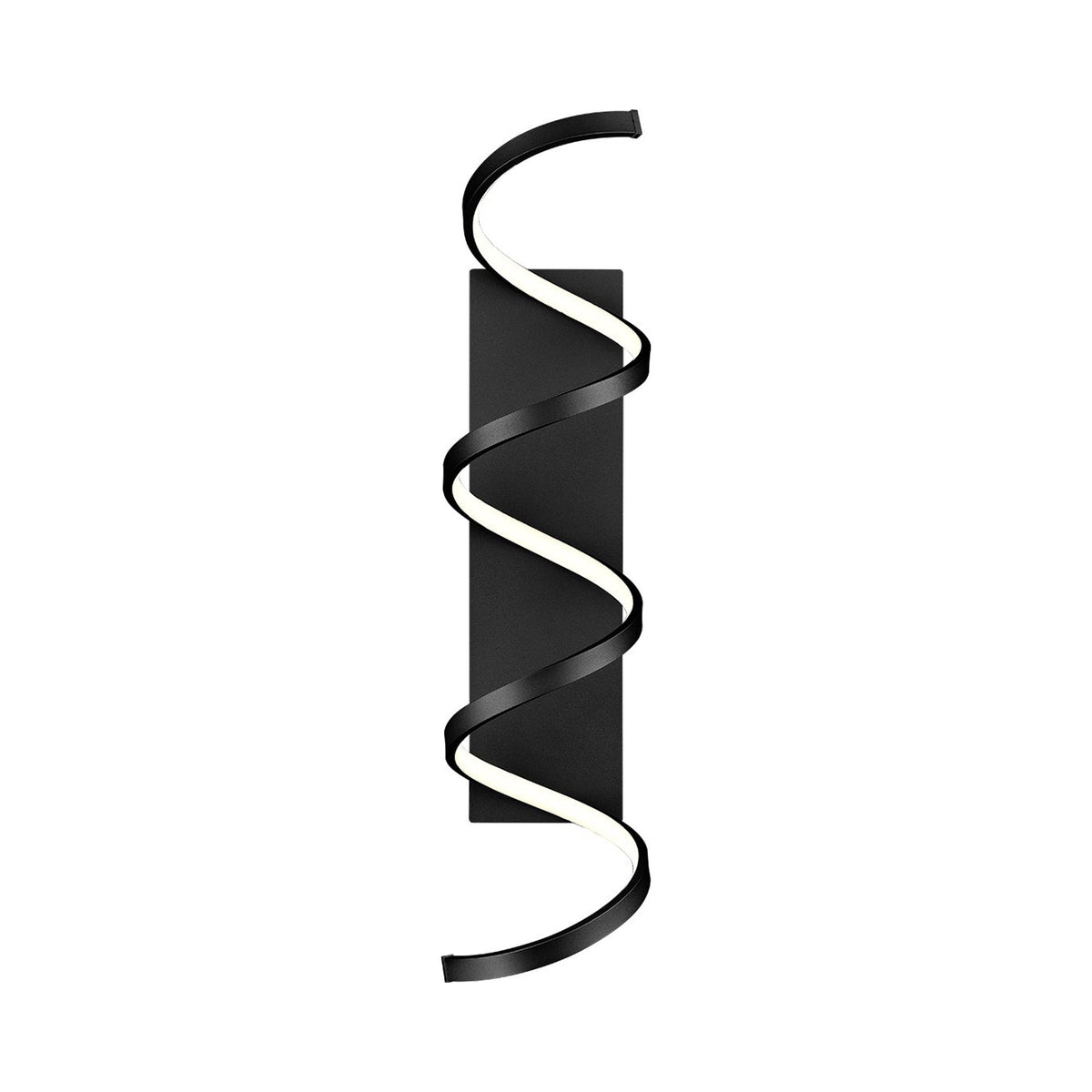 Synergy LED Wall Light in Black (30-Inch).