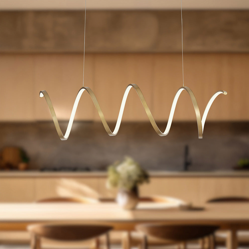 Synergy Linear LED Pendant Light in Detail.