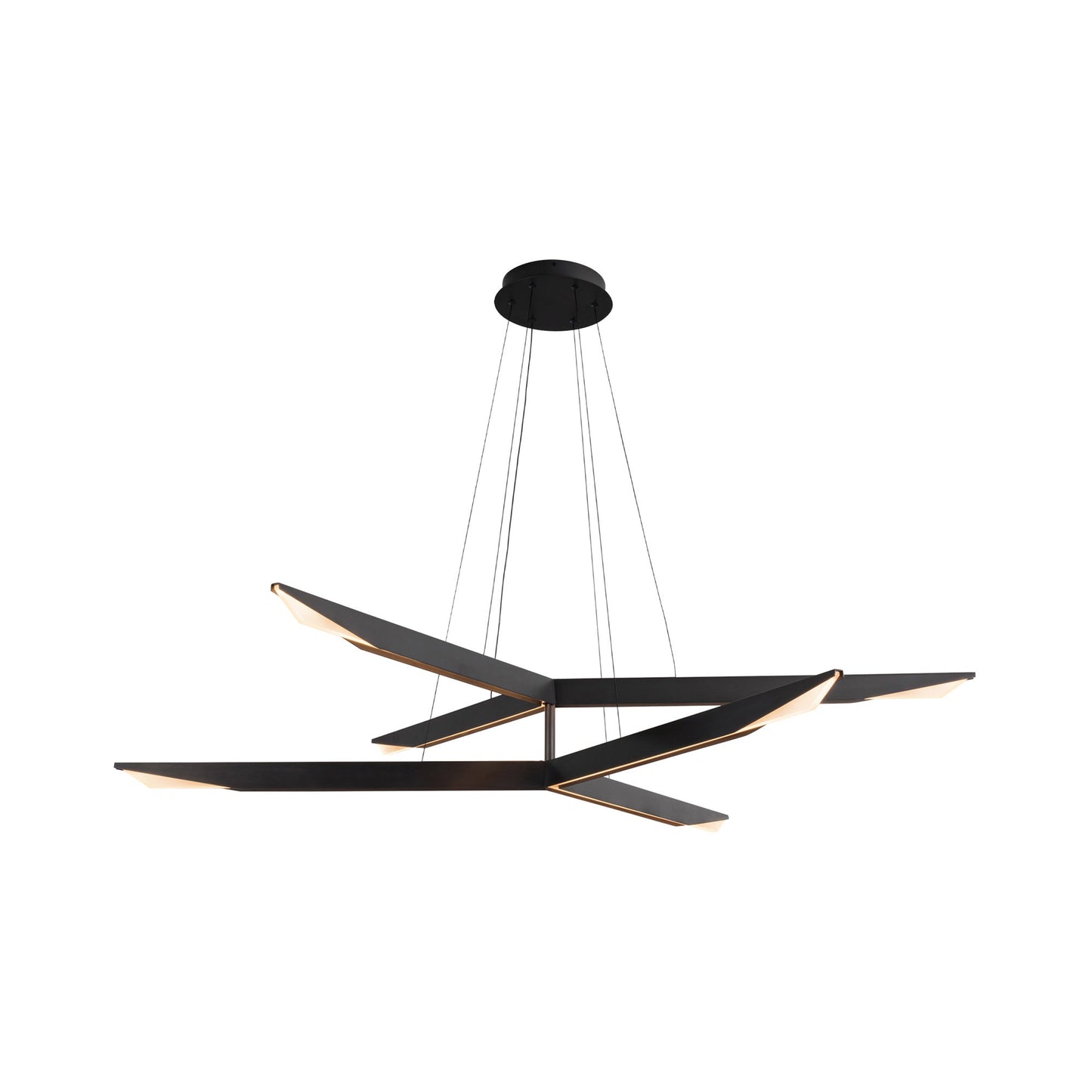 Tachi LED Chandelier in Urban Bronze.