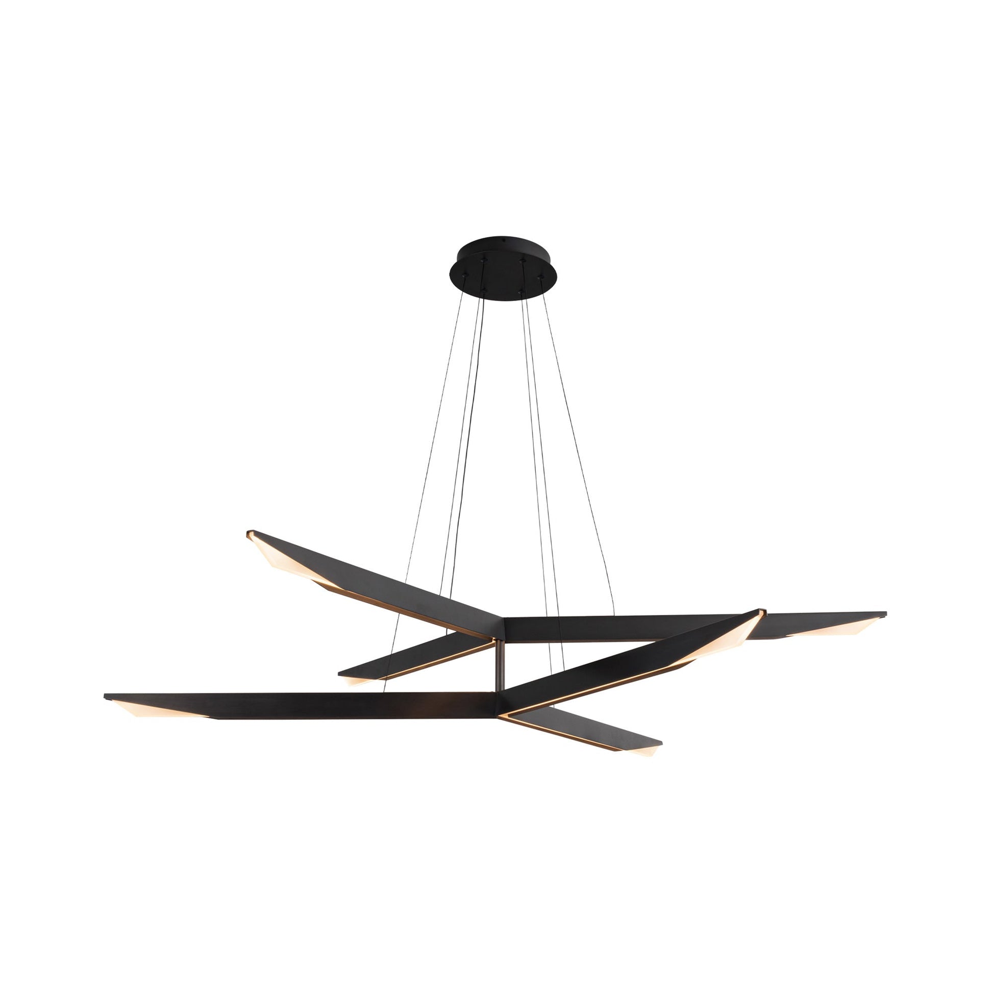 Tachi LED Chandelier in Urban Bronze.