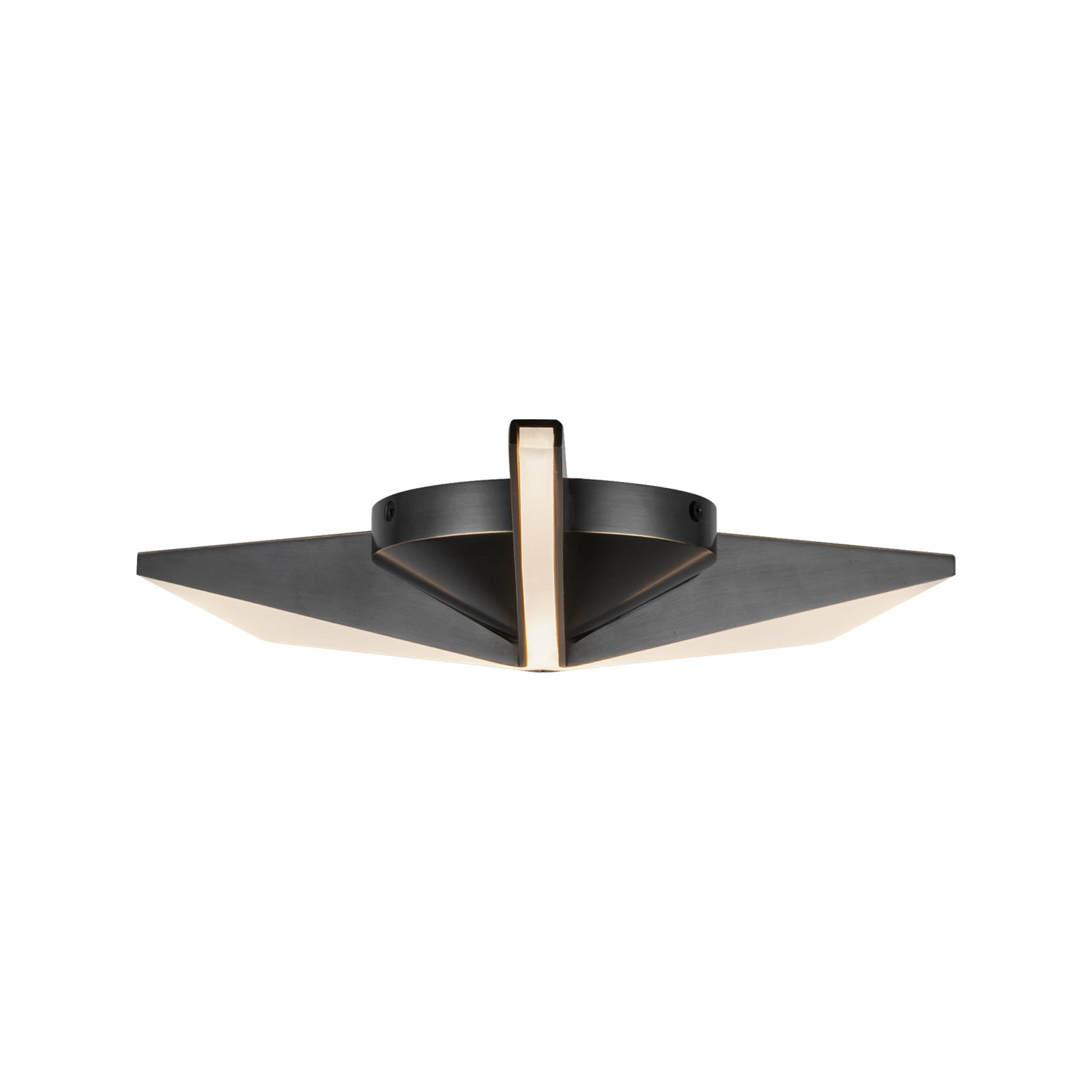 Tachi LED Flush Mount Ceiling Light in Urban Bronze (15-Inch).