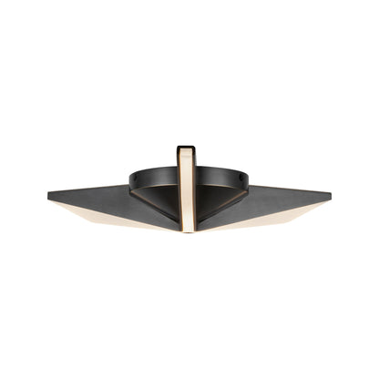 Tachi LED Flush Mount Ceiling Light in Urban Bronze (15-Inch).
