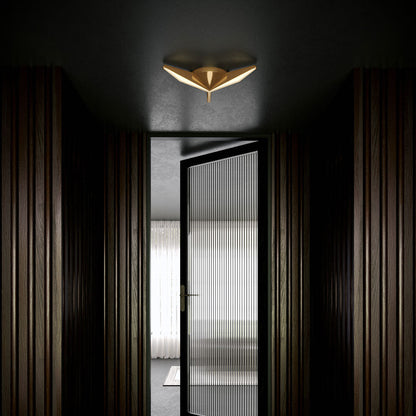 Tachi LED Flush Mount Ceiling Light in living room.
