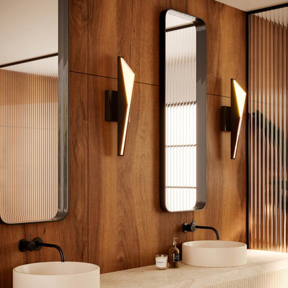 Tachi LED Wall Light in bathroom.