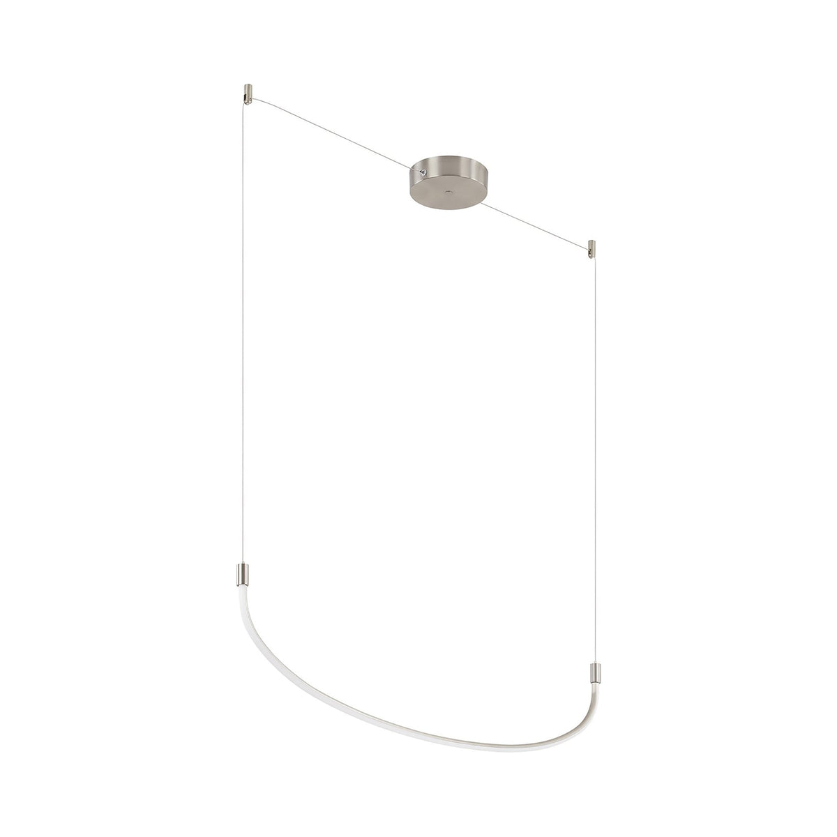 Talis LED Linear Pendant Light in Brushed Nickel (47.25-Inch).