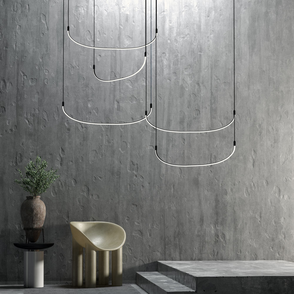 Talis LED Multi Light Pendant Light in Detail.