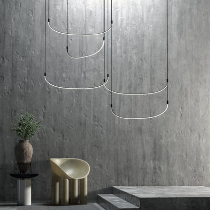 Talis LED Multi Light Pendant Light in Detail.