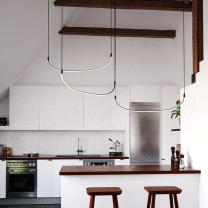 Talis LED Multi Light Pendant Light in kitchen.