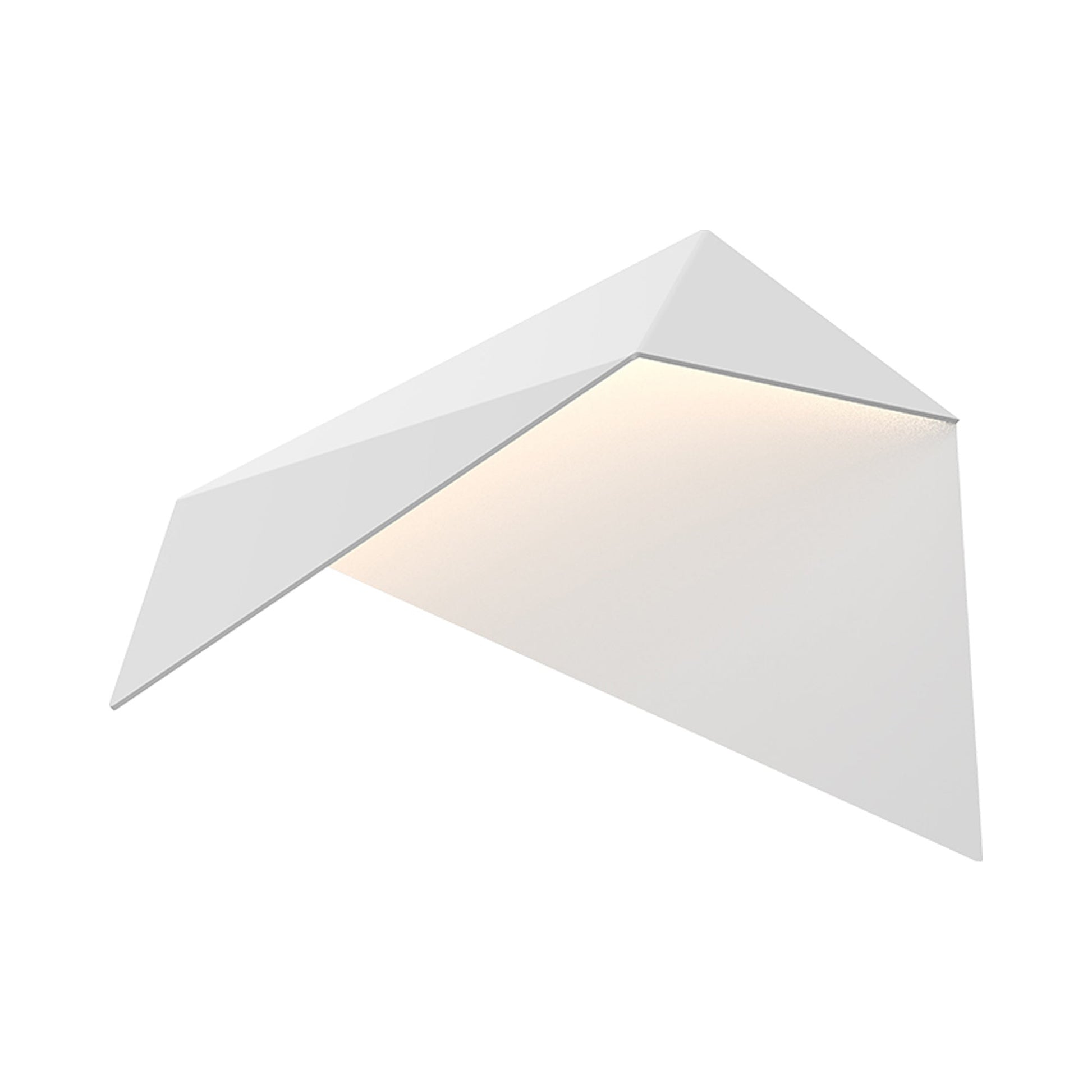 Taro LED Wall Light in White.
