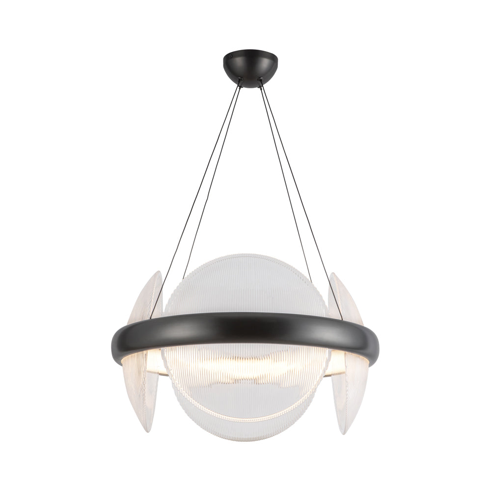 Taurus LED Chandelier in Urban Bronze.