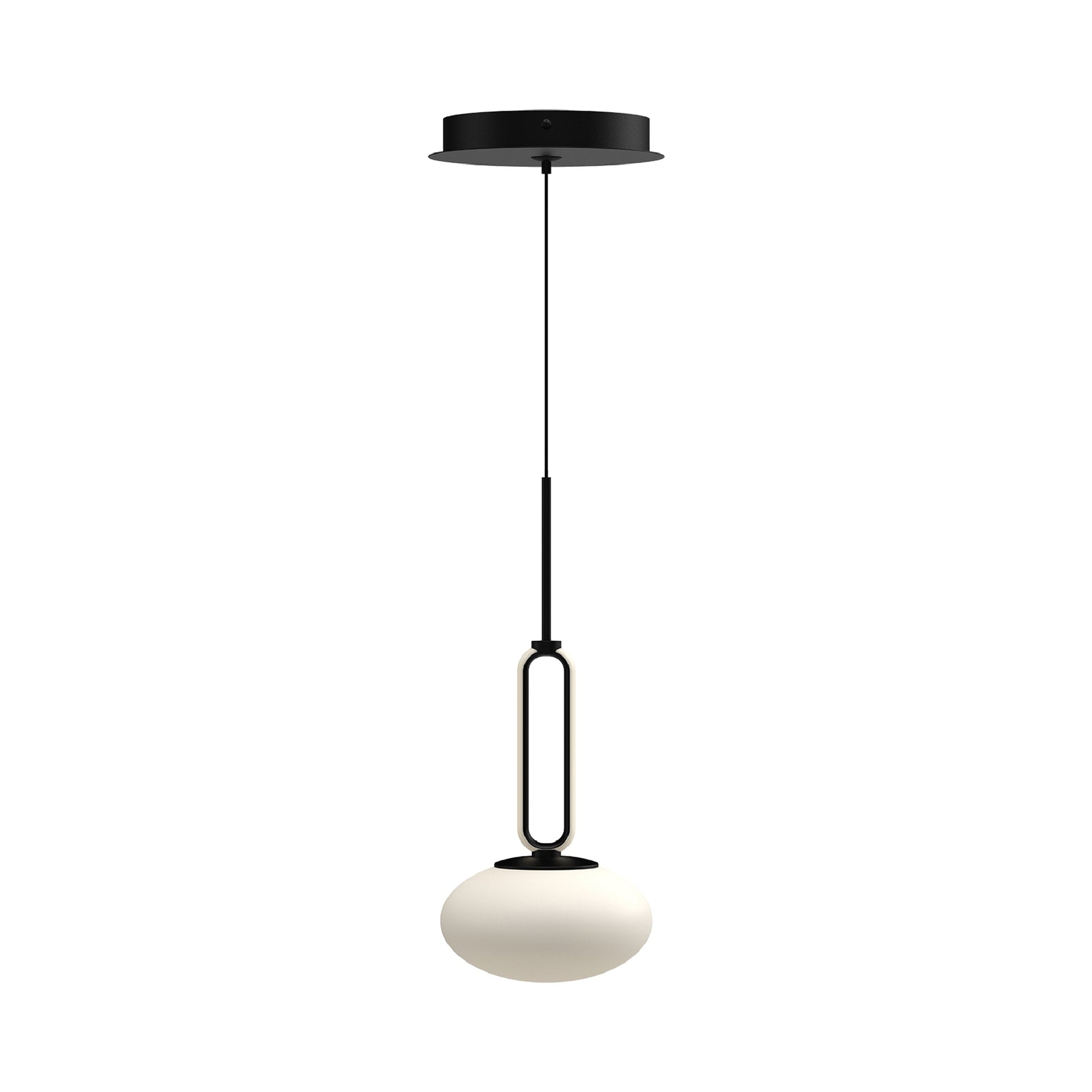 Tavira LED Pendant Light in Black.