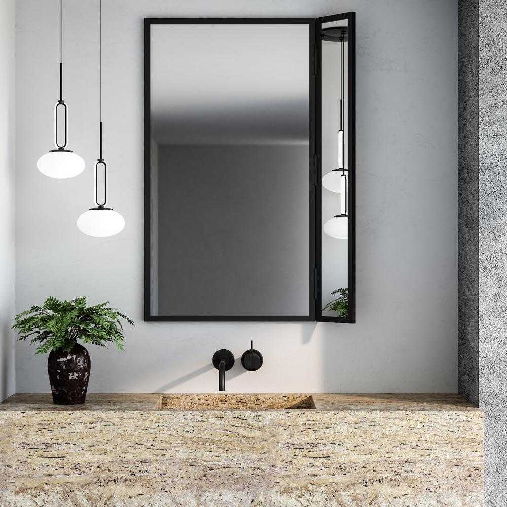 Tavira LED Pendant Light in bathroom.