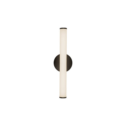 Tectra LED Bath Wall Light in Black (18.13-Inch).