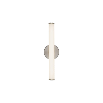 Tectra LED Bath Wall Light in Brushed Nickel (18.13-Inch).