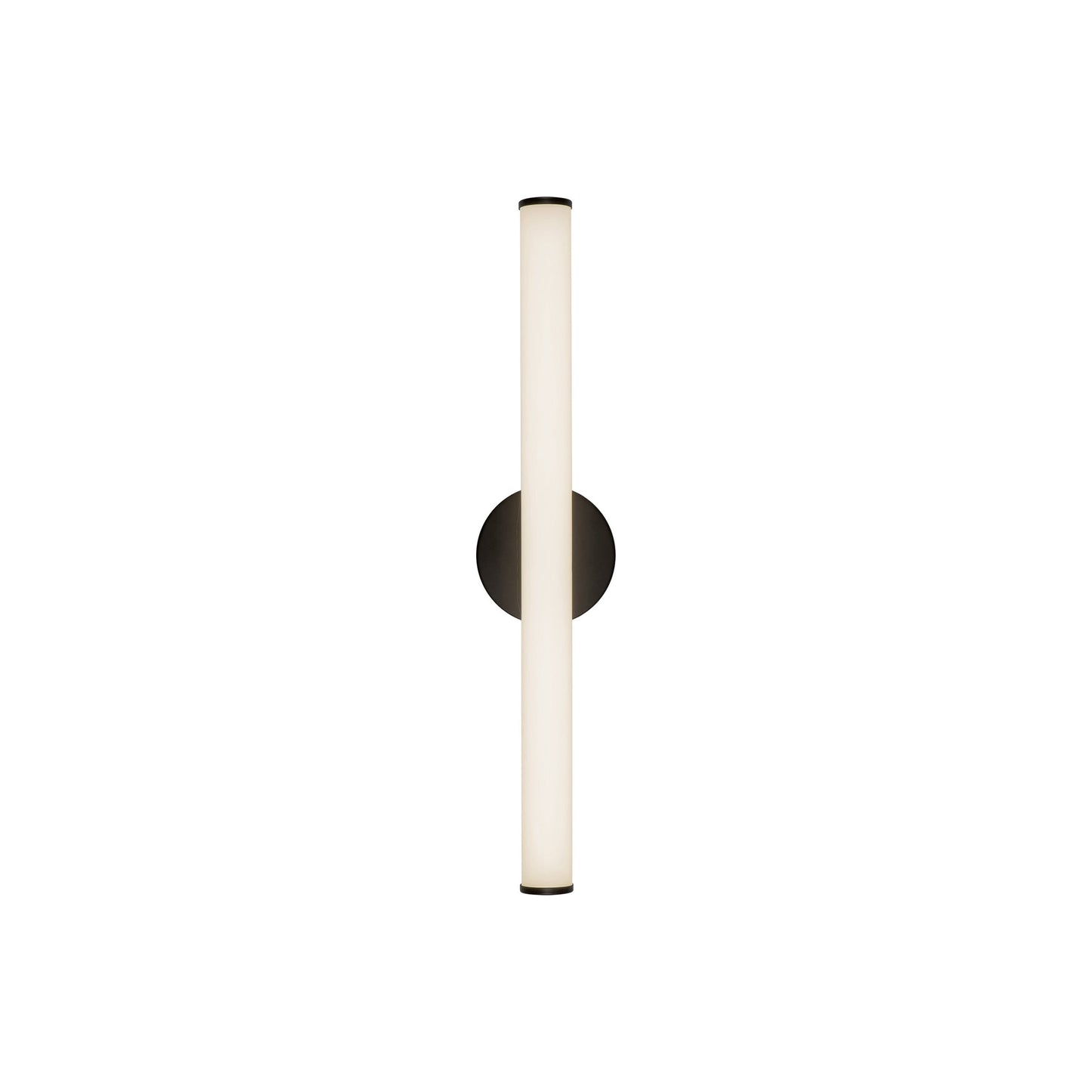 Tectra LED Bath Wall Light in Black (24.13-Inch).